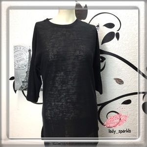 Superism, Black short sleeve Top, small